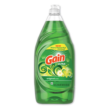 Gain® Dishwashing Liquid, Gain Original, 38 Oz Bottle, 8-carton freeshipping - TVN Wholesale